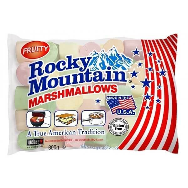 Rocky Mountain Marshmallows Fruity, marshmallow alla frutta da 150g