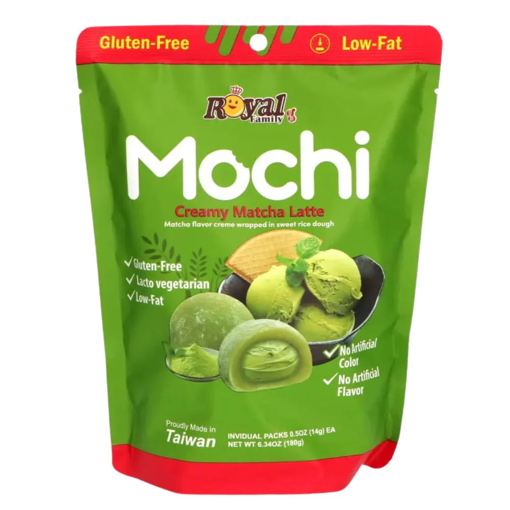 Royal Family Creamy Matcha Latte Mochi, mochi al gusto di matcha latte da 180g