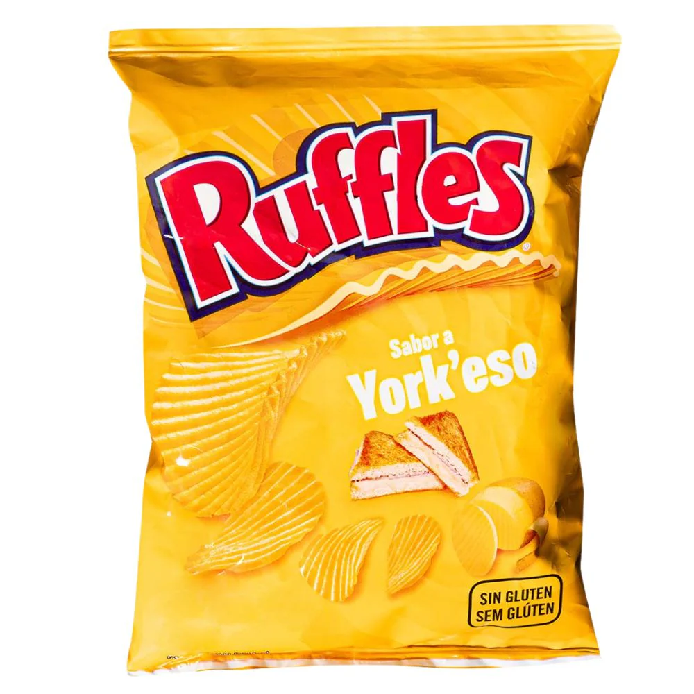 Ruffles York’eso, patatine al gusto di formaggio e prosciutto da 31g