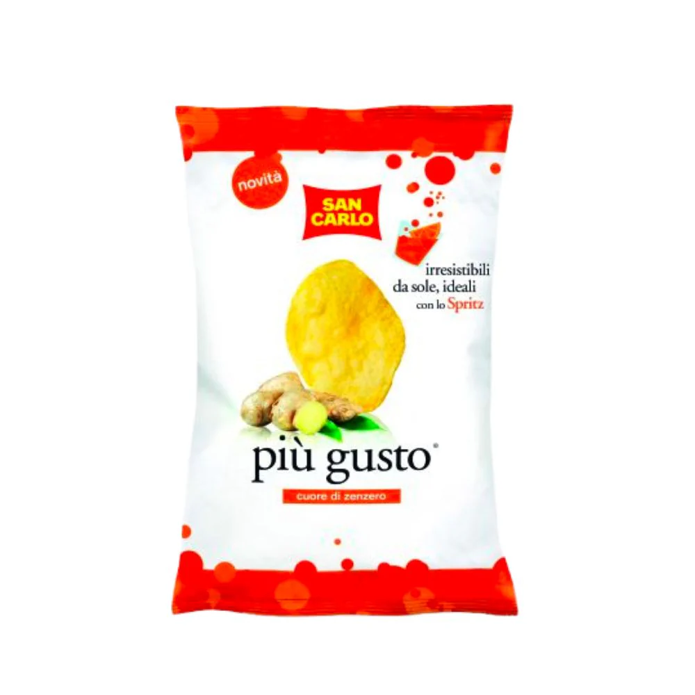 San Carlo Più Gusto Cuore di zenzero, patatine allo zenzero da 150g