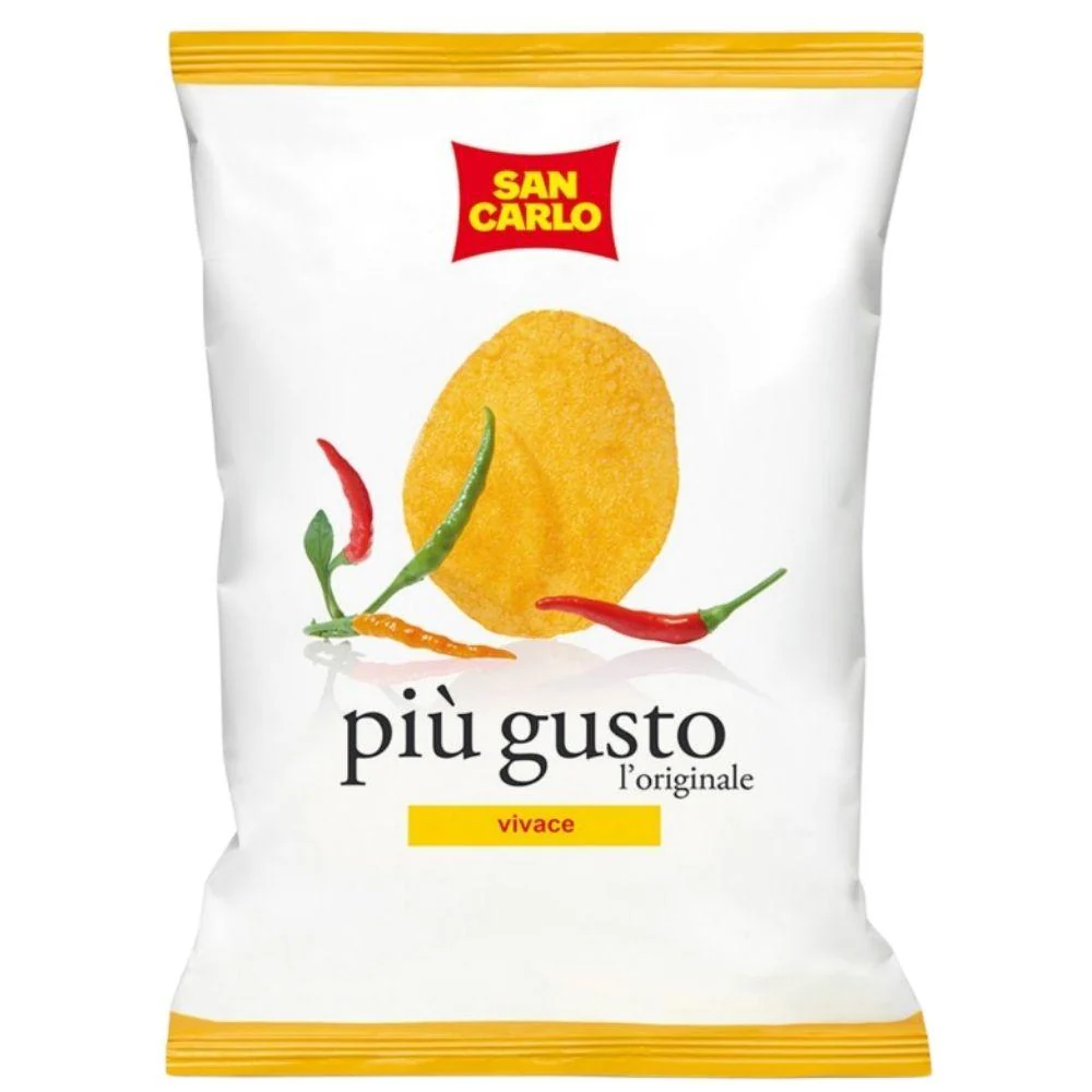 San Carlo più Gusto Vivace, patatine al gusto di paprika da 50g