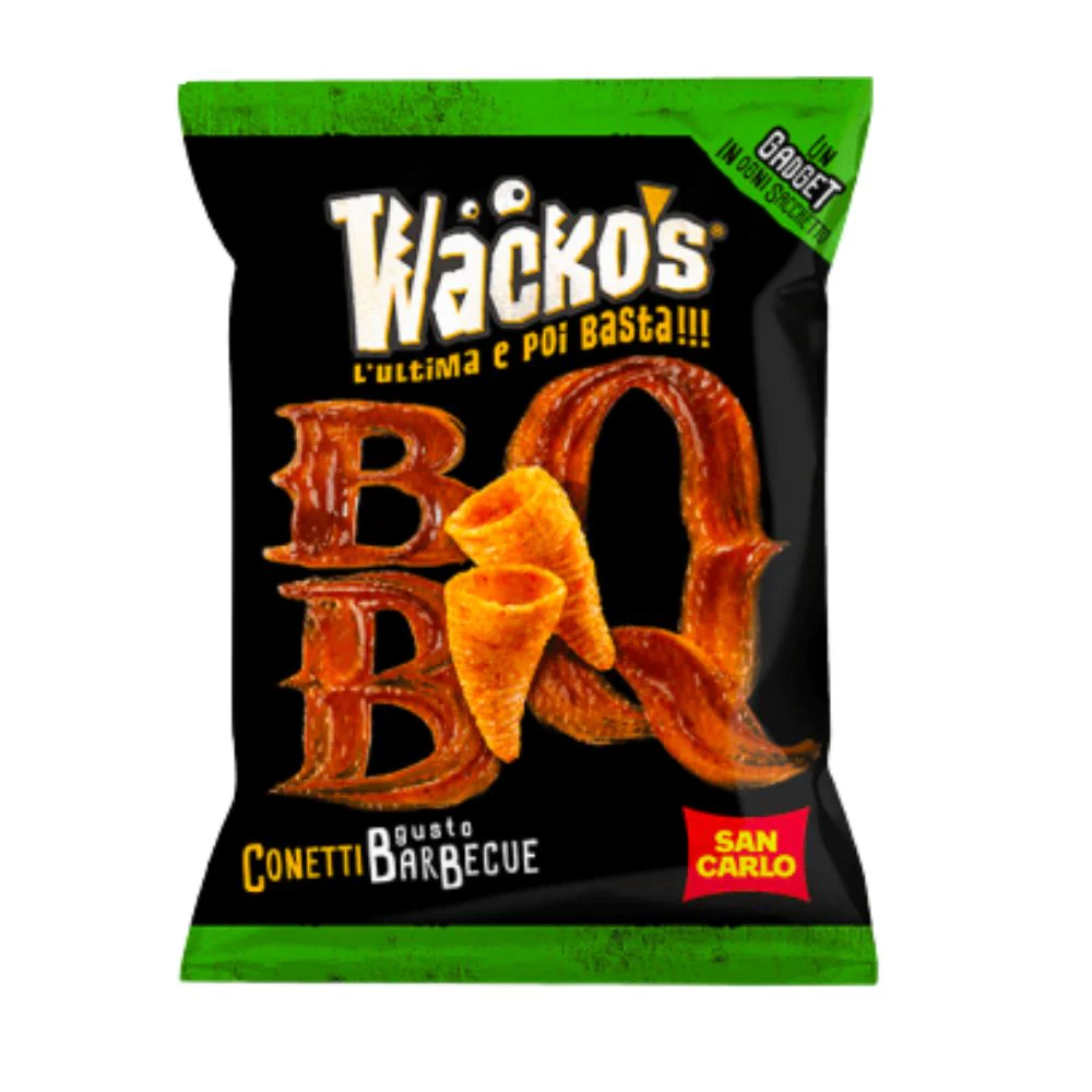 San Carlo Wacko’s BBQ, patatine al barbecue da 55g