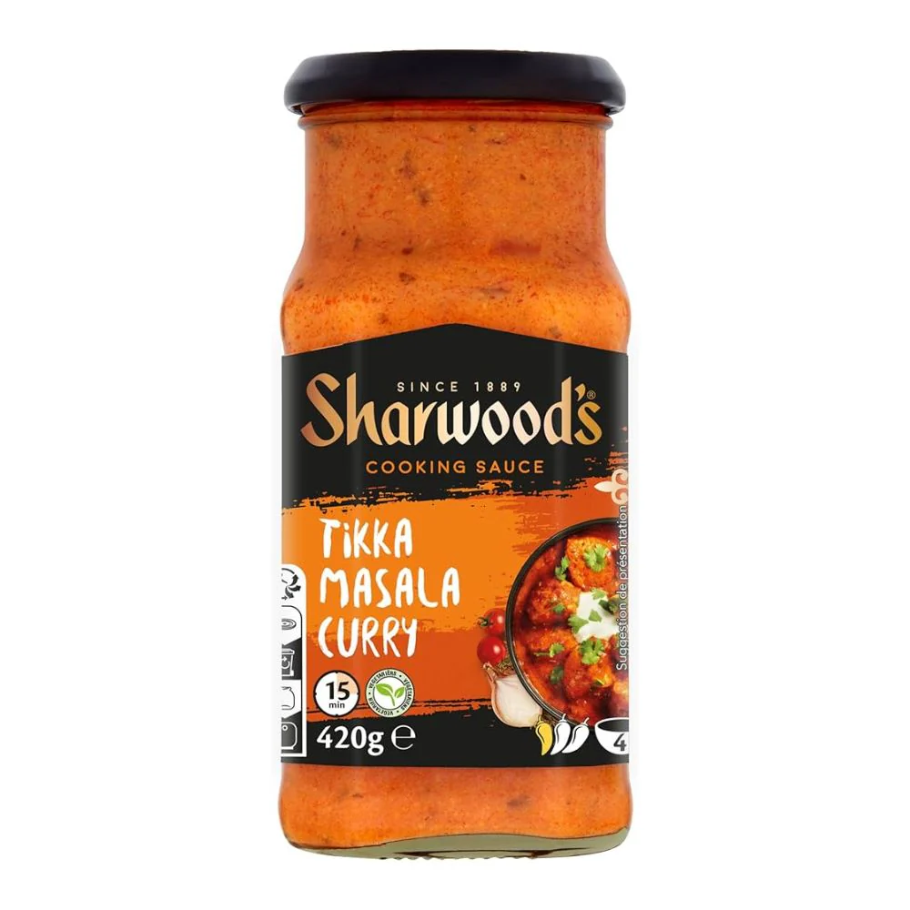 Sharwood's Tikka Masala Cooking Sauce, salsa al curry tikka masala da 420g