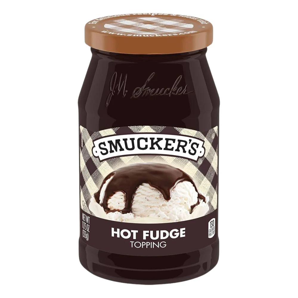 Smucker's Hot Fudge Topping, topping al gusto di cioccolato fondente da 333g