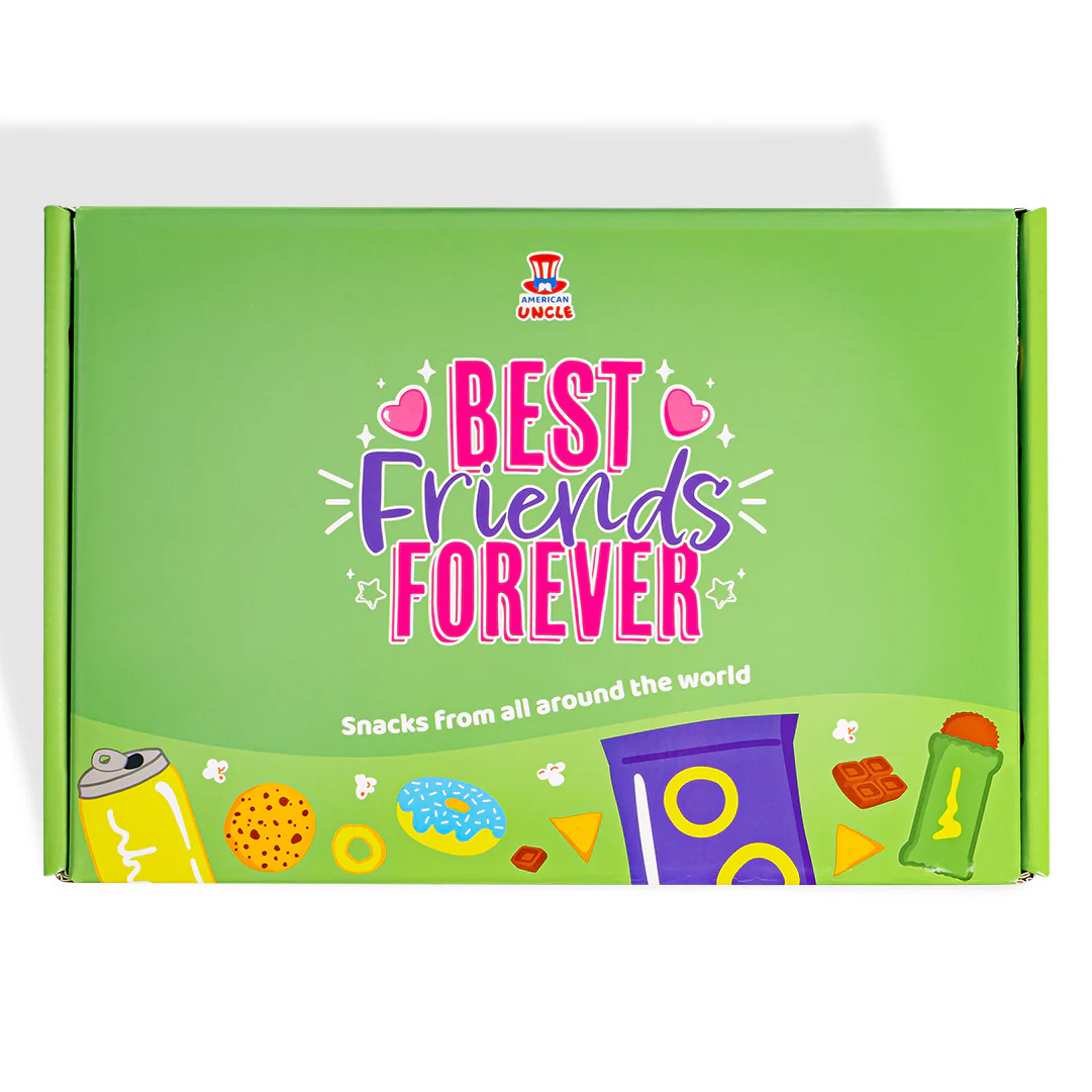 Snack Box “Best Friends Forever”, scatola a sorpresa da 20 snack dolci, salati e bevande per la migliore amica - Image 4