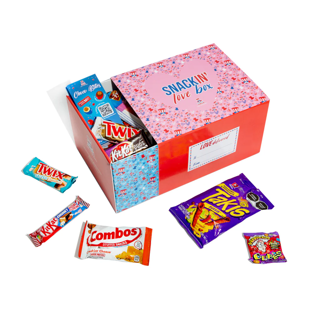 Snackin’ Love Box, scatola da 40 prodotti dolci, salati e bevande - Image 3