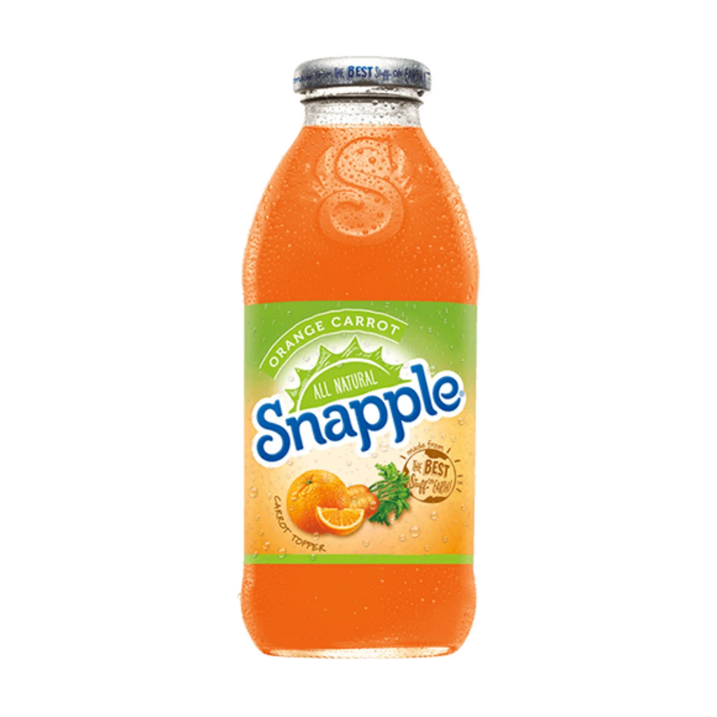 Snapple Orange Carrot, bevanda dolce all'arancia e alla carota da 473g