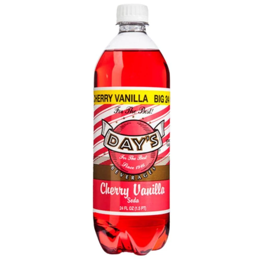 Soda Day's Cherry Vanilla, bevanda alla ciliegia e vaniglia da 700ml