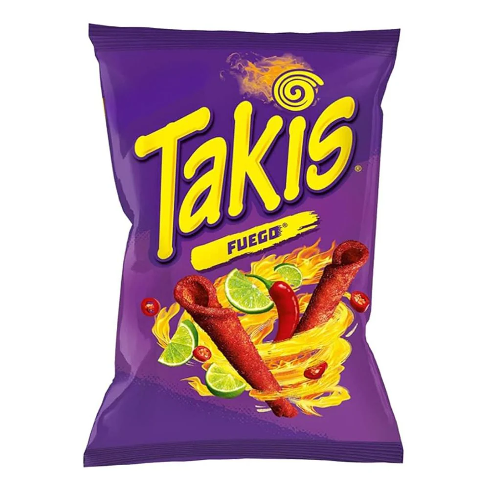 Takis Fuego, riccioli di tortillas piccanti da 56g