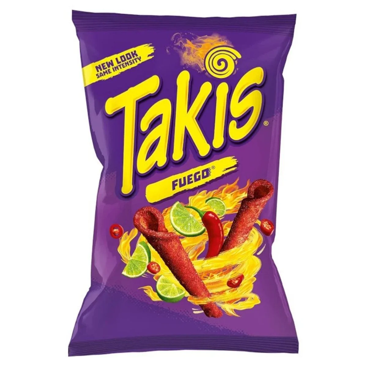 Takis Fuego, confezione di riccioli di tortillas al peperoncino piccante da 70g