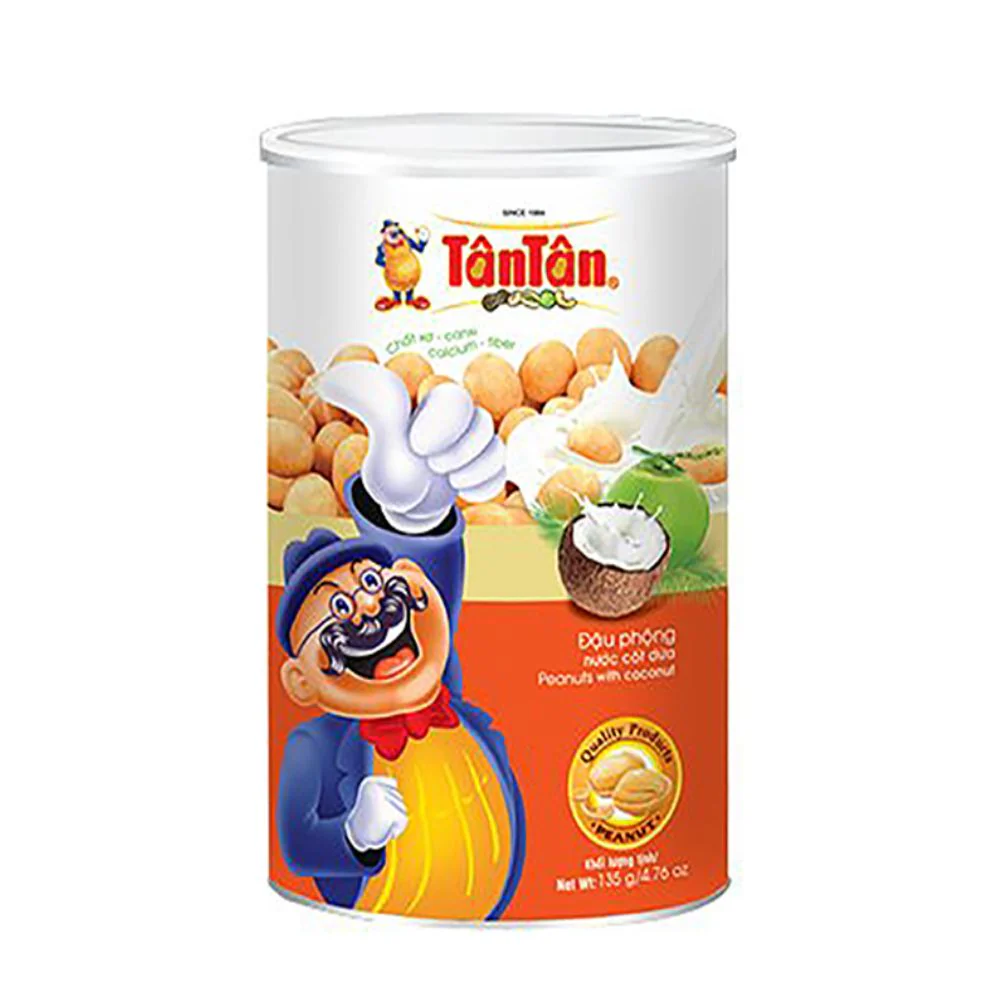 TanTan Peanut with Coconut, arachidi al cocco da 135g