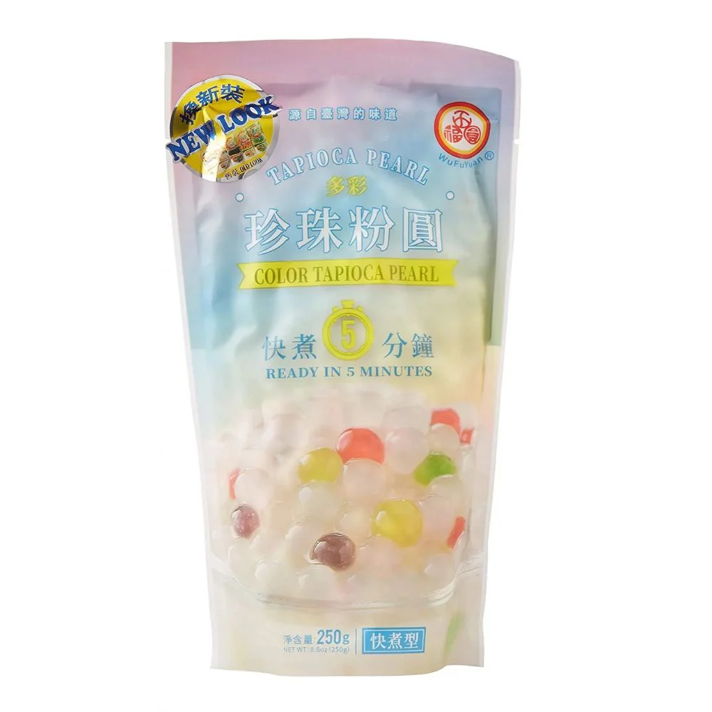 Color Tapioca Pearl, perle di tapioca colorate da 250g