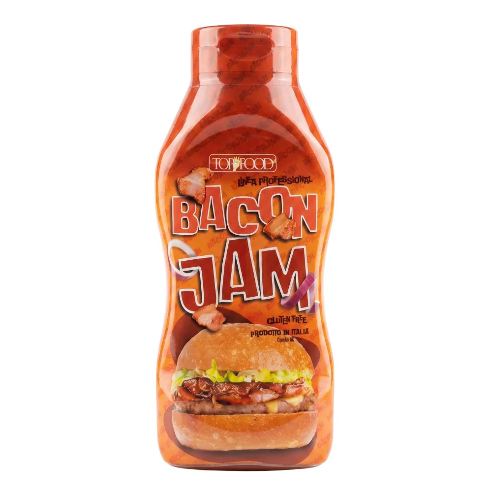 Top Food Bacon Jam, salsa con bacon e cipolla da 930g