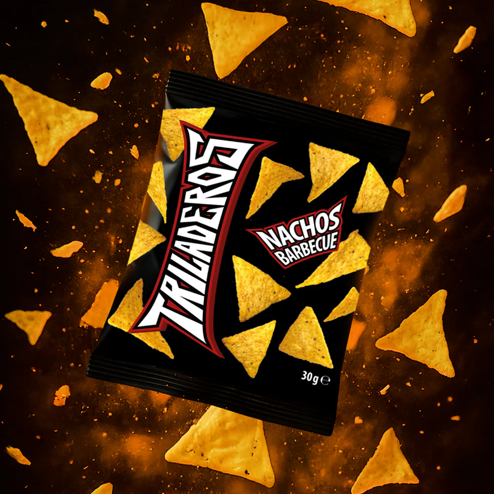 10x Triladeros Nachos BBQ, nachos al barbecue da 30g - Image 2