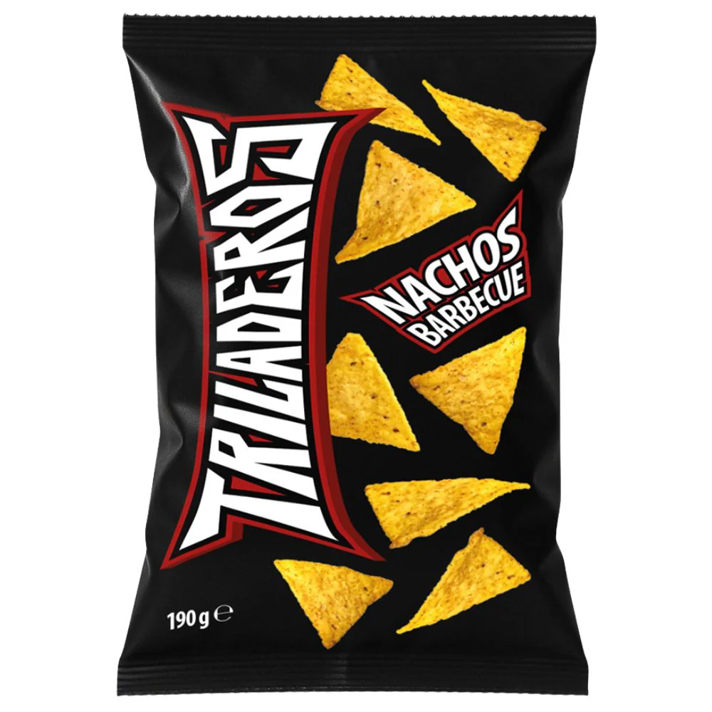 Triladeros Nachos BBQ, nachos al barbecue da 190g