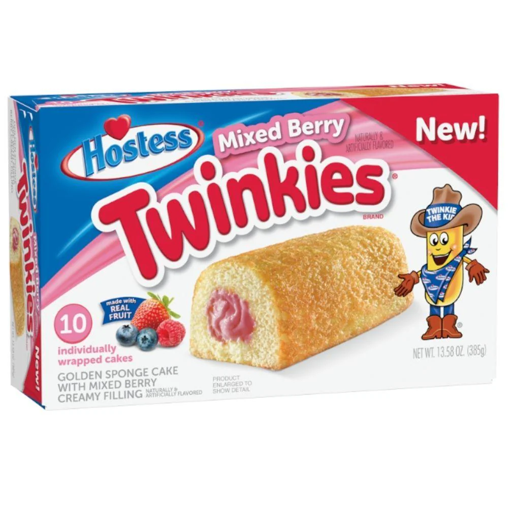 Twinkies Mixed Berry, merendine ai frutti di bosco da 385g