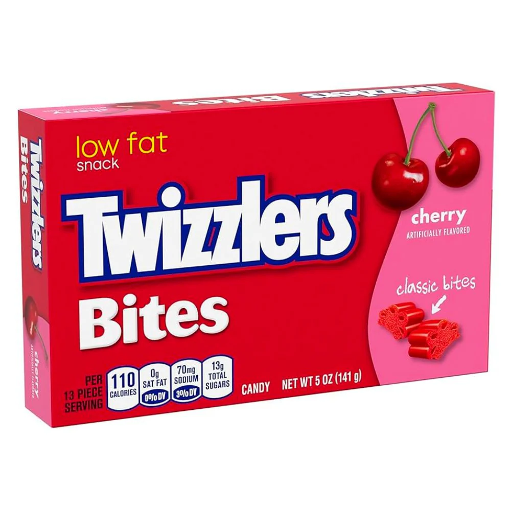 Twizzlers Bites Cherry, liquirizie al gusto di ciliegia da 141g