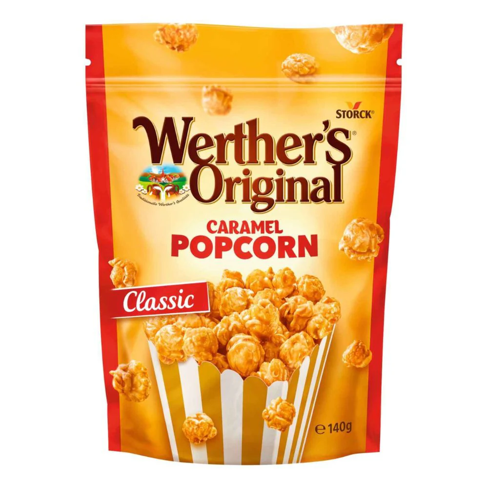 Werther's Original Caramel Popcorn, pop corn caramellati da 140g