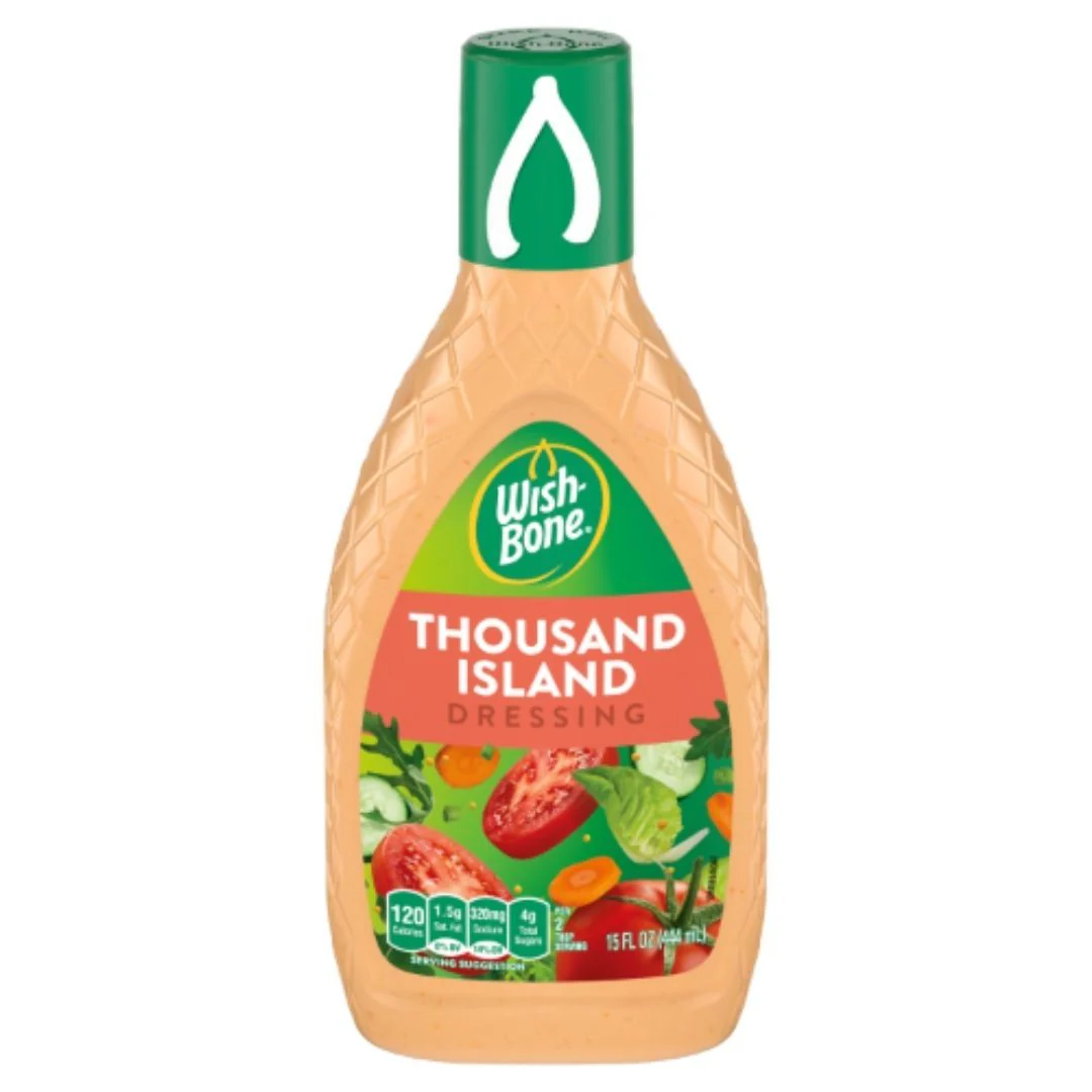 Wishbone Thousand Island Dressing, salsa rosa per insalate da 444ml