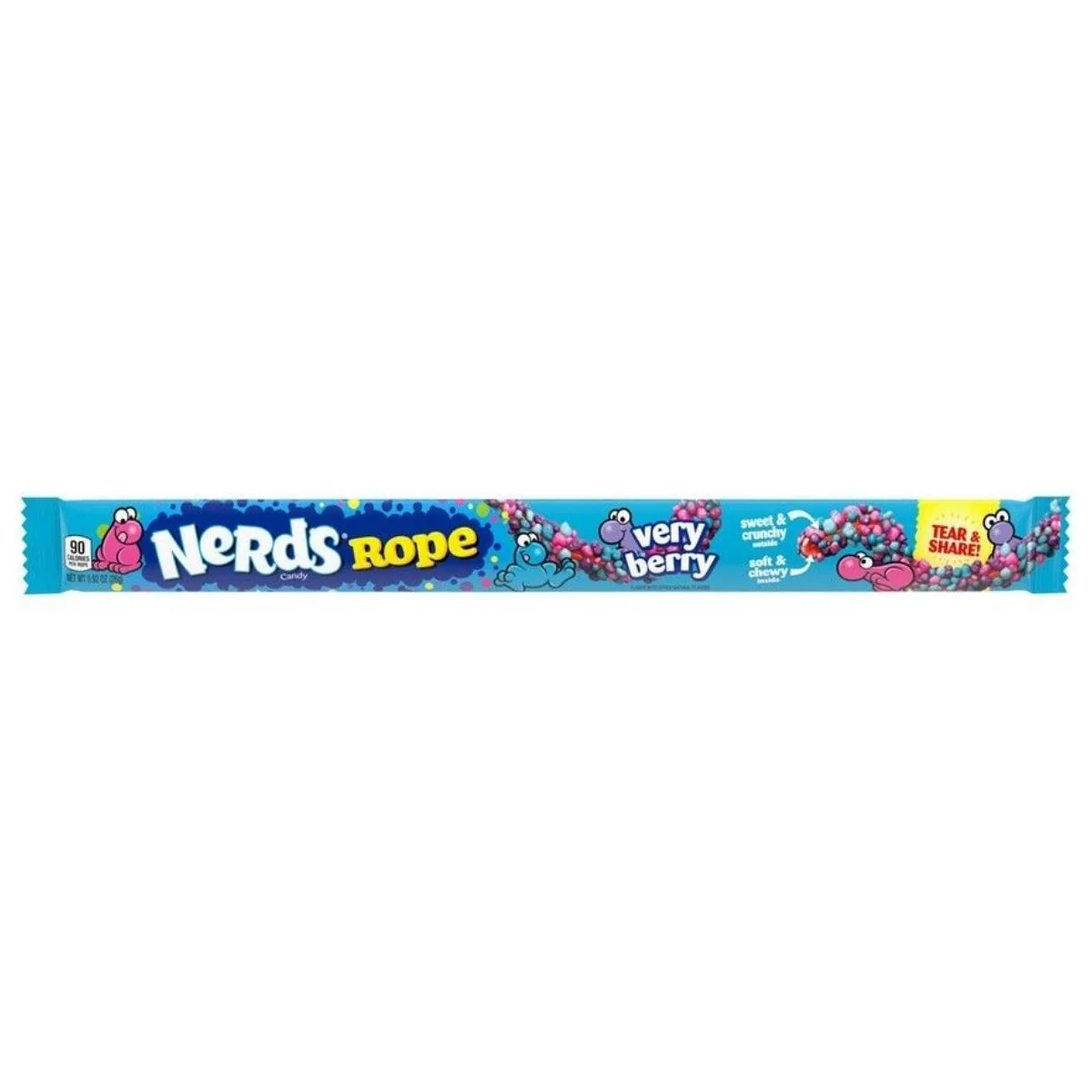 Wonka Nerd Rope Very Berry, caramella al gusto di bacche selvatiche da 26g