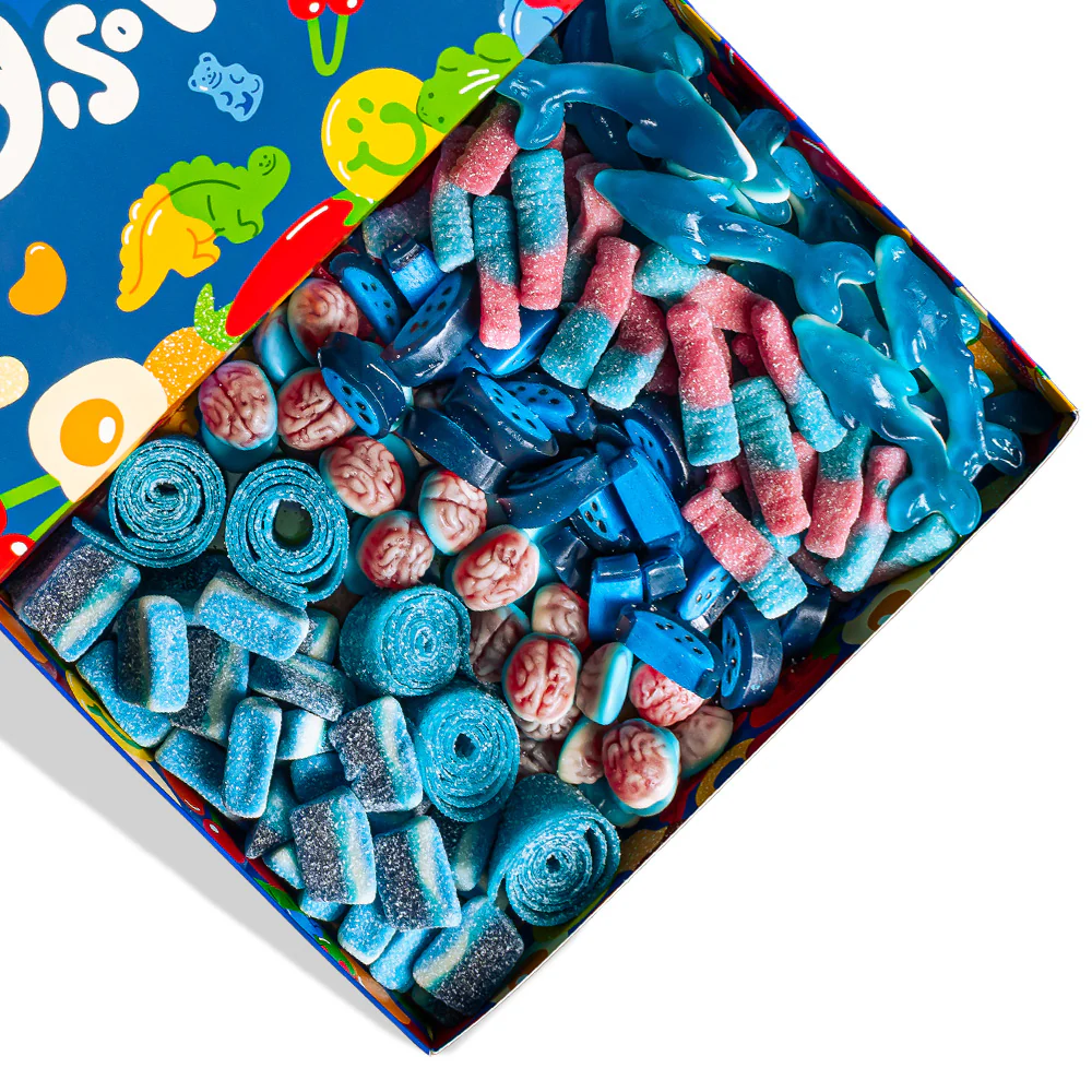 Wunnie Box Blue Mix, la Candy box con caramelle gommose blu - Image 3
