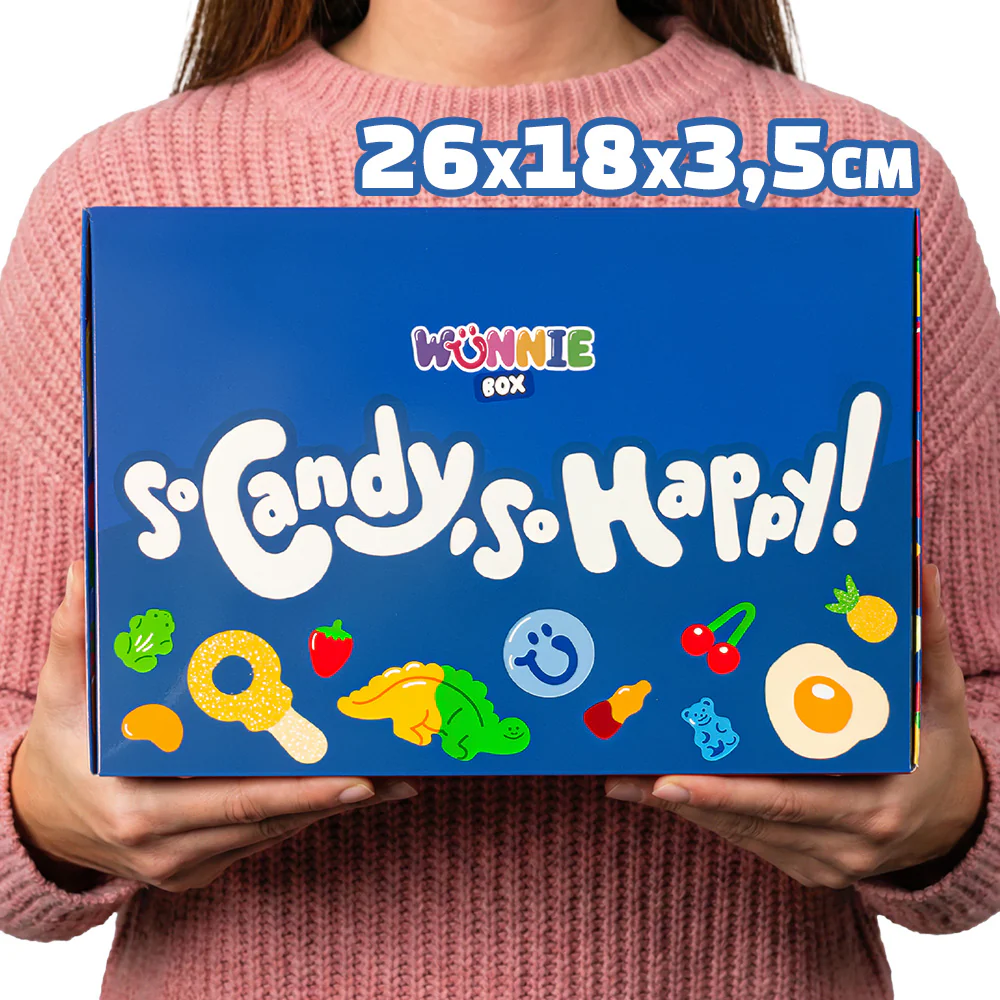 Wunnie Box Blue Mix, la Candy box con caramelle gommose blu - Image 4
