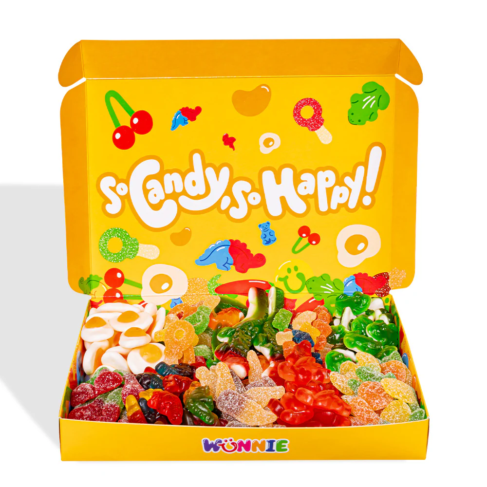 Wunnie box "Smile", scatola di caramelle gommose da comporre con i tuoi gusti preferiti - 1 kg - Image 3