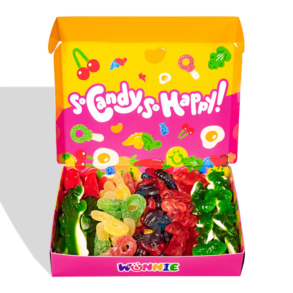 Wunnie box "So Candy, So Happy", 5 scatole di caramelle gommose in gusti assortiti da 480g - Image 4