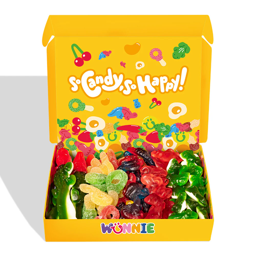 Wunnie box "So Candy, So Happy", 5 scatole di caramelle gommose in gusti assortiti da 480g - Image 9