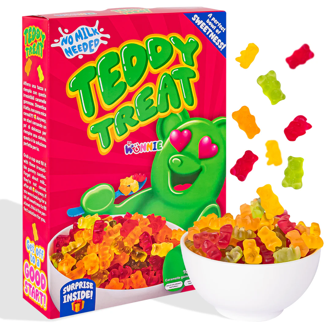 Wunnie Teddy Treat, scatola di orsetti gommosi da 1kg
