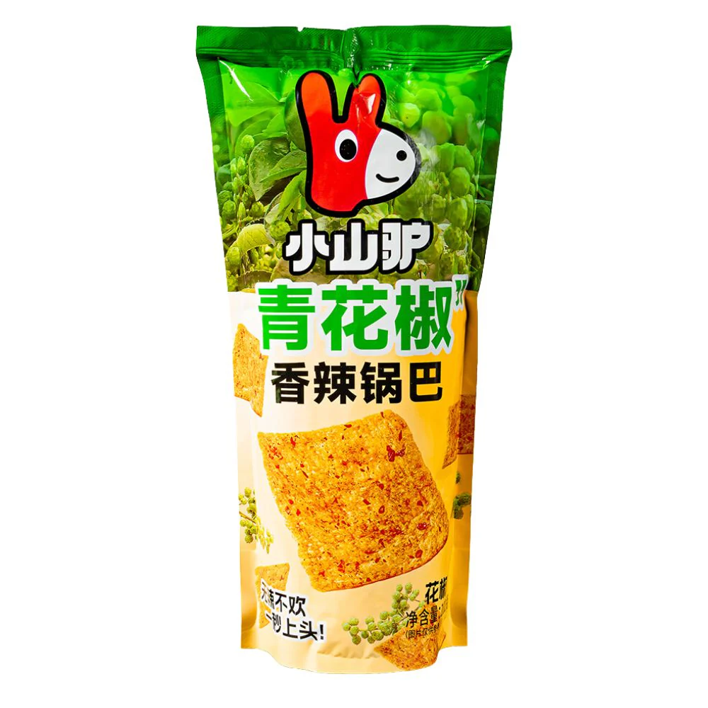 XSL Corn Cracker With Sichuan Pepper, snack di mais con pepe di Sichuan da 102g