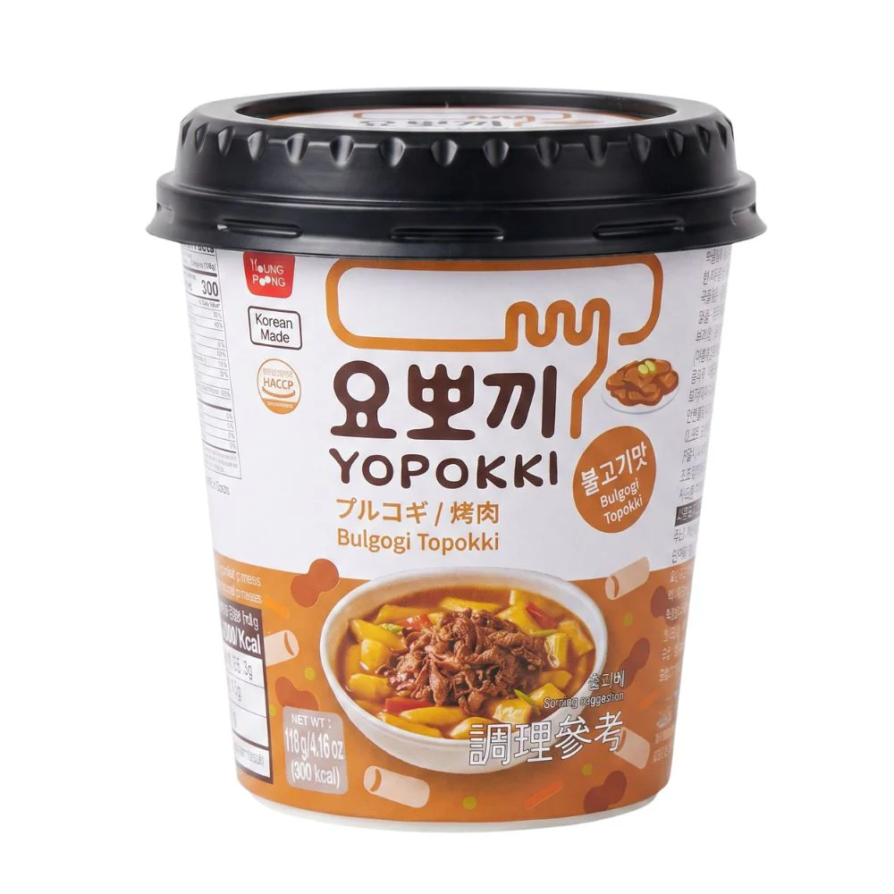 Yopokki Bulgogi Topokki, yopokki al gusto di bulgogi da 118g
