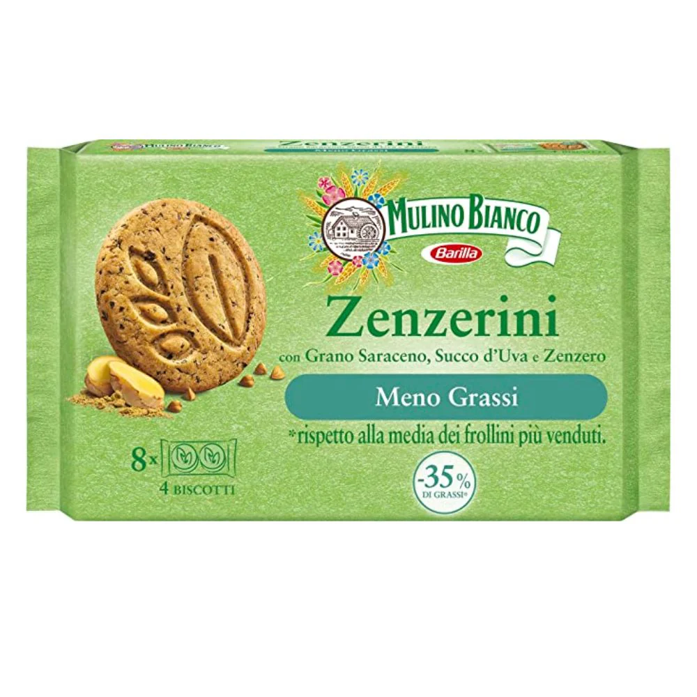 Zenzerini Mulino Bianco, biscotti allo zenzero da 220g